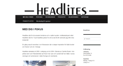 Desktop Screenshot of headlites.se